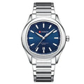 Curren Aura KREE4105 | Reloj Analógico presencia que se nota · Plateado / Azul