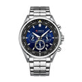 Curren Brío KRED311903 | Reloj Analógico energía para tu jornada · Plateado / Azul