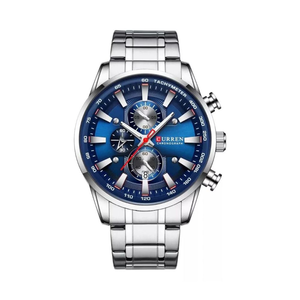 Curren Horizonte KREC971903 | Reloj Analógico versatilidad bien llevada · Plateado / Azul