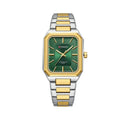 Curren Ritmo KREE0401 | Reloj Analógico estilo listo para cada día · Dorado / Verde