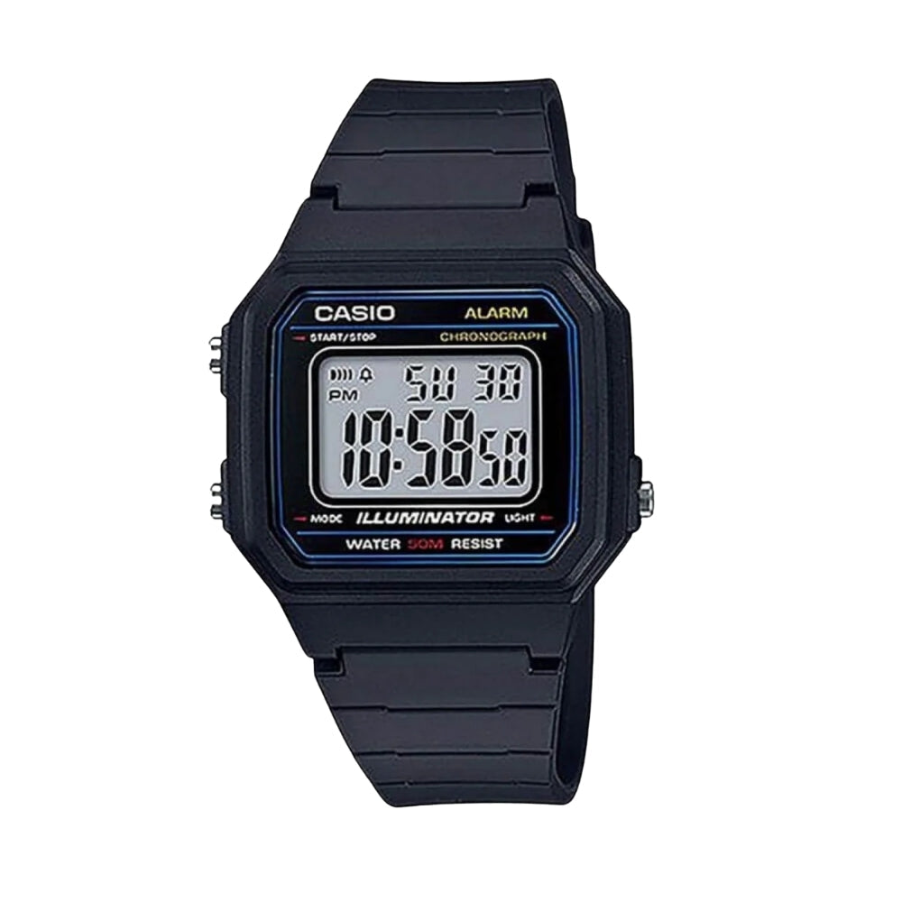 Casio Apex W-217H-1AVDF | Reloj Digital presencia que se nota · Negro
