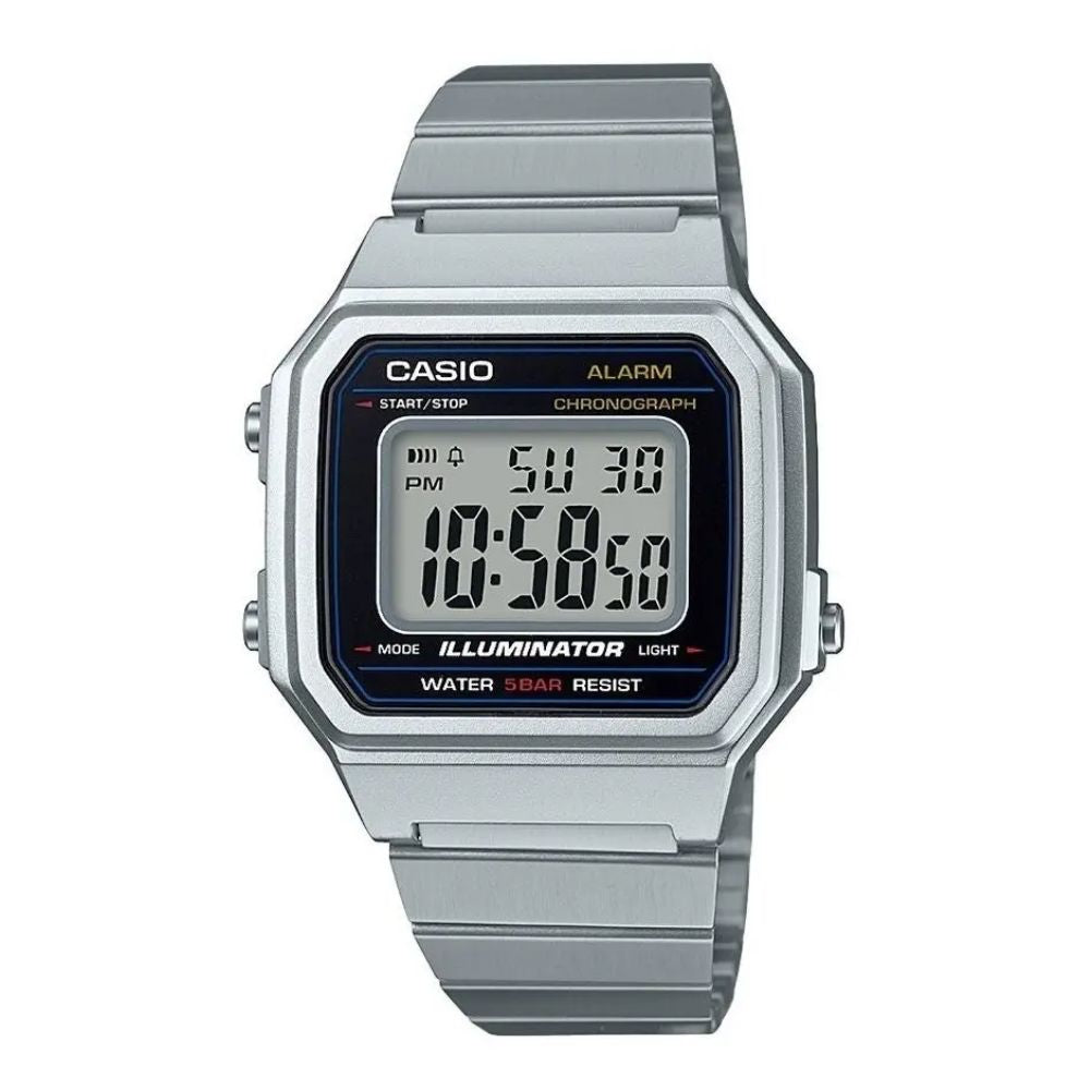 Casio Senda B_650WD1A | Reloj Digital detalle que eleva tu look · Plateado