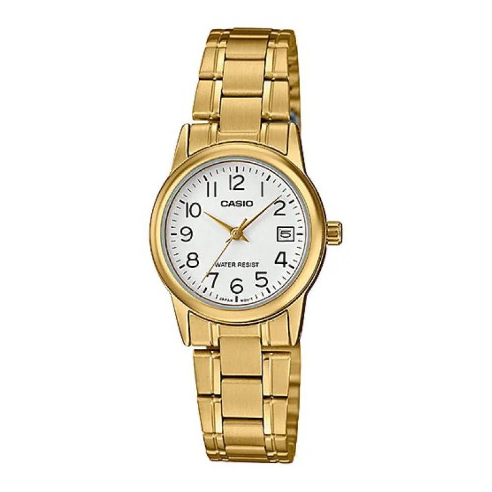 Casio Eclipse LTP_V002G_7B2 | Reloj Analógico equilibrio entre forma y actitud · Dorado