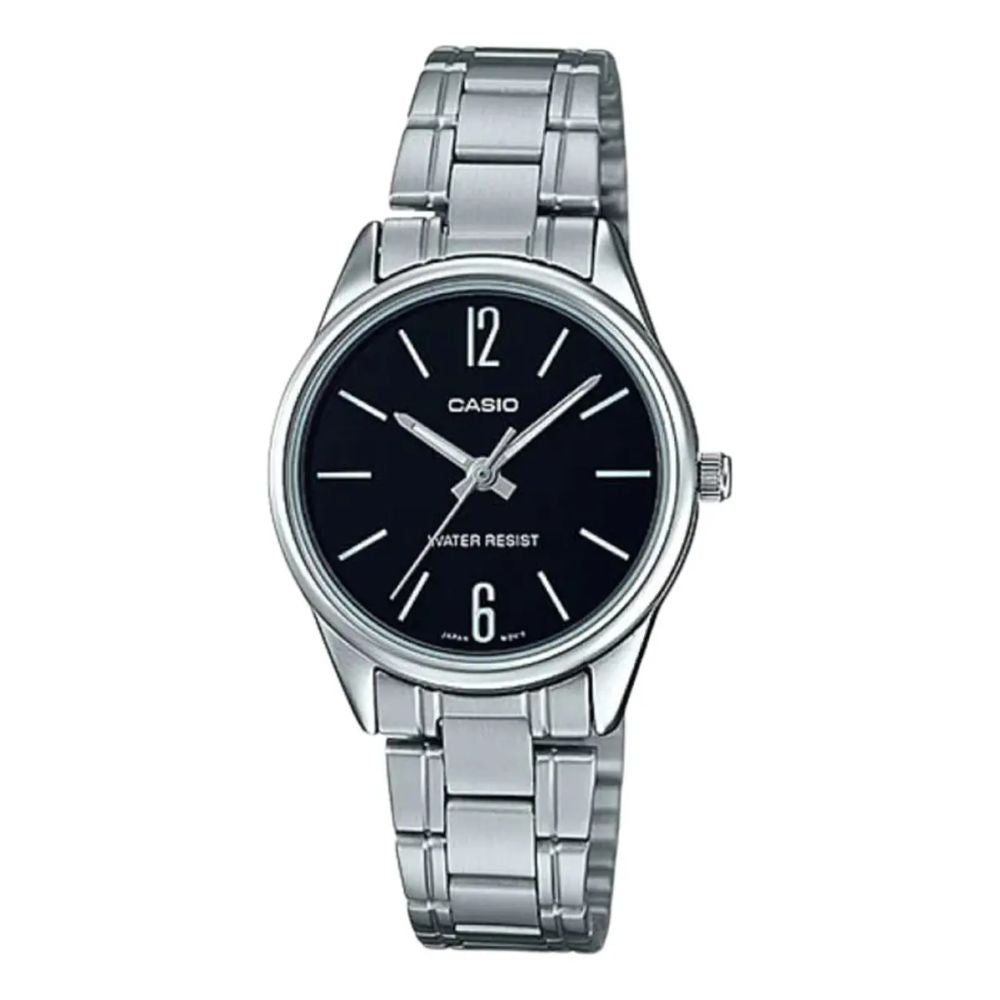 Casio Aura LTP_V005D_1B | Reloj Analógico presencia que se nota · Plateado