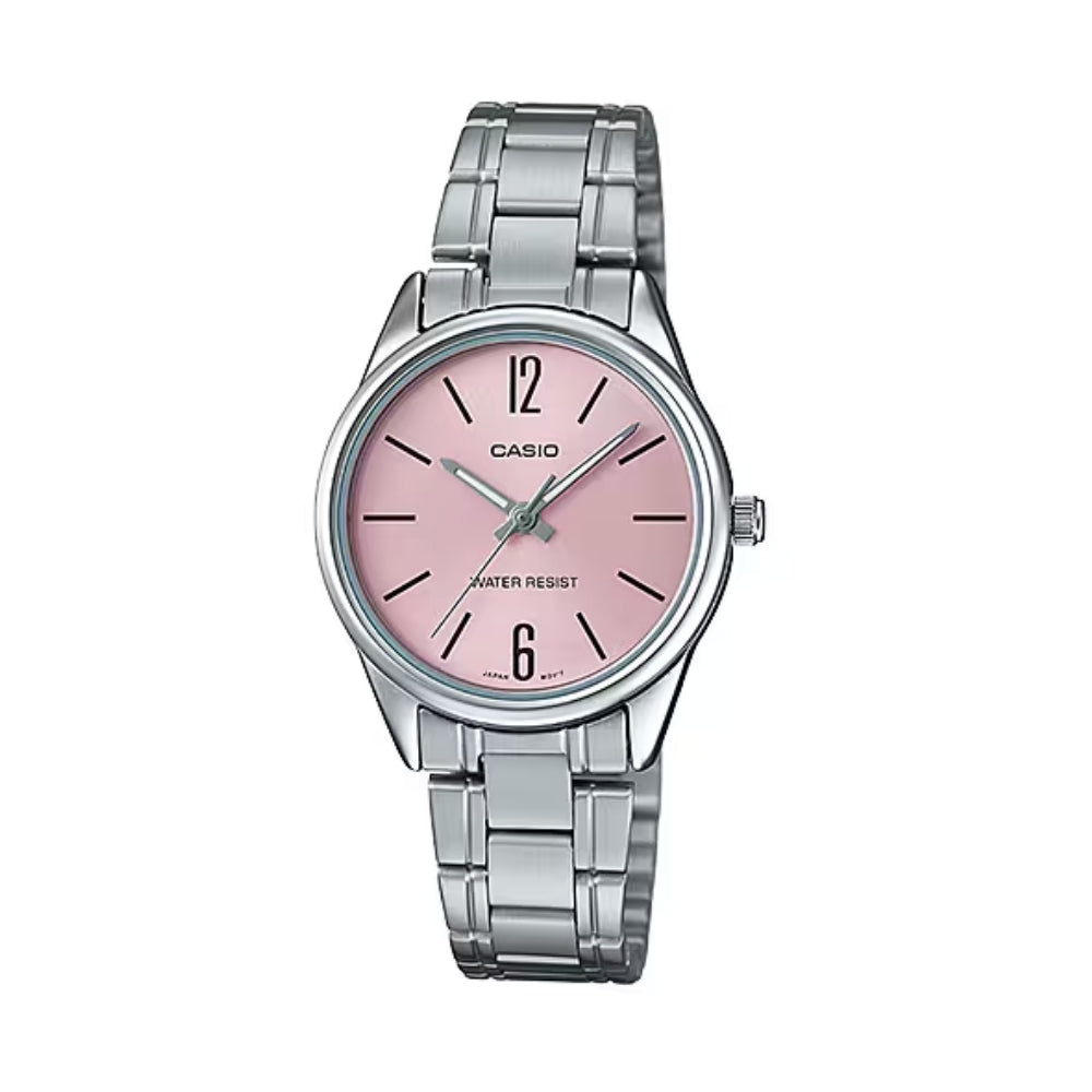 Casio Tempo LTP_V005D_4B | Reloj Analógico estilo listo para cada día · Plateado