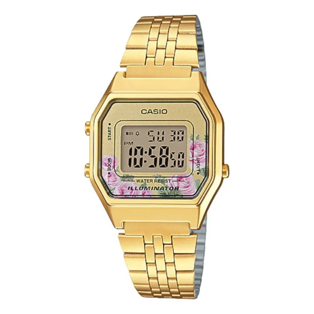 Casio Apex LA680WGA-4CDF | Reloj Digital presencia que se nota · Dorado