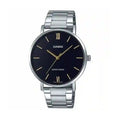 Casio Órbita MTPVT01D-1BUDF | Reloj Analógico detalle que eleva tu look · Negro