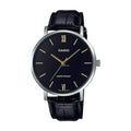Casio Monarca MTPVT01L-1BUDF | Reloj Analógico detalle que eleva tu look · Negro