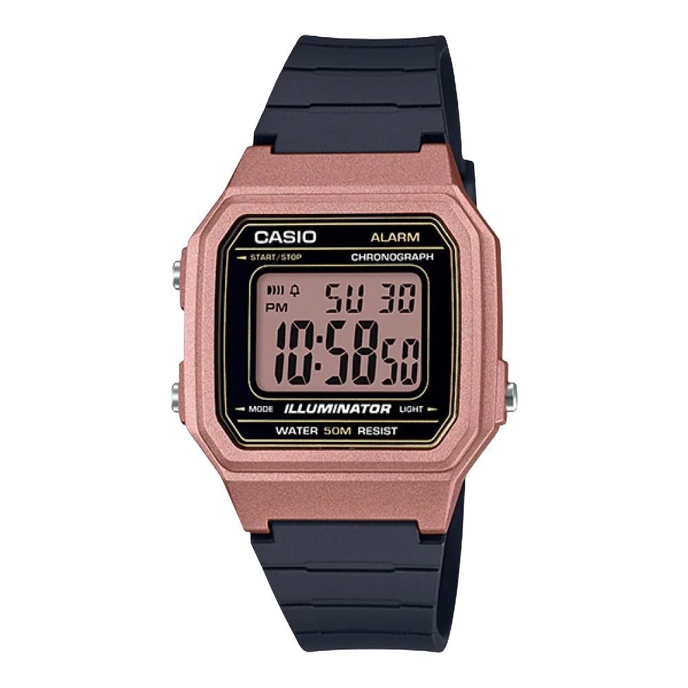Casio Atlas W217HM-5AVDF | Reloj Digital un acento de diseño · Rosado