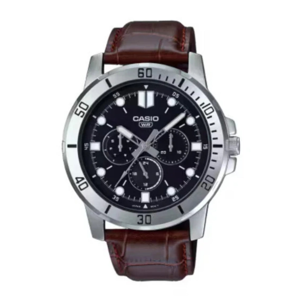 Casio Brío MTP-VD300L-1EUDF | Reloj Analógico energía para tu jornada · Plateado