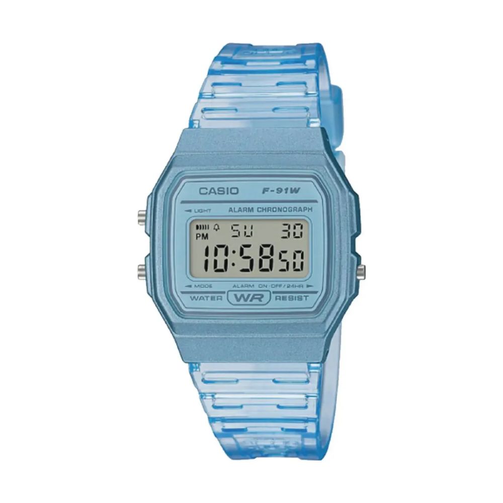 Casio Aura F91WS-2DF | Reloj Digital presencia que se nota · Azul