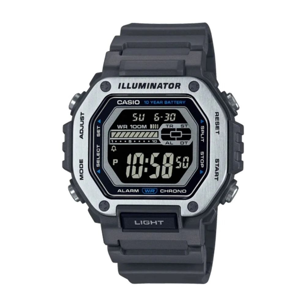 Casio Senda MWD-110H-8BVDF | Reloj Digital detalle que eleva tu look · Negro