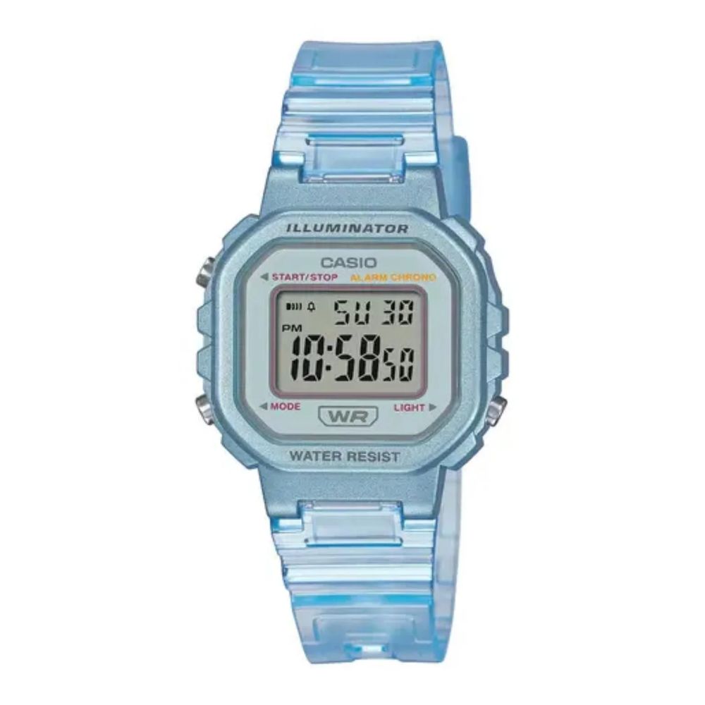 Casio Zenit LA-20WHS-2ADF | Reloj Digital presencia que se nota · Celeste
