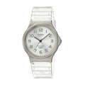 Casio Ritmo MQ-24S-7BDF | Reloj Analógico estilo listo para cada día · Transparente
