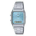 Casio Lumen AQ-230A-2A1 | Reloj Híbrido equilibrio entre forma y actitud · Plateado