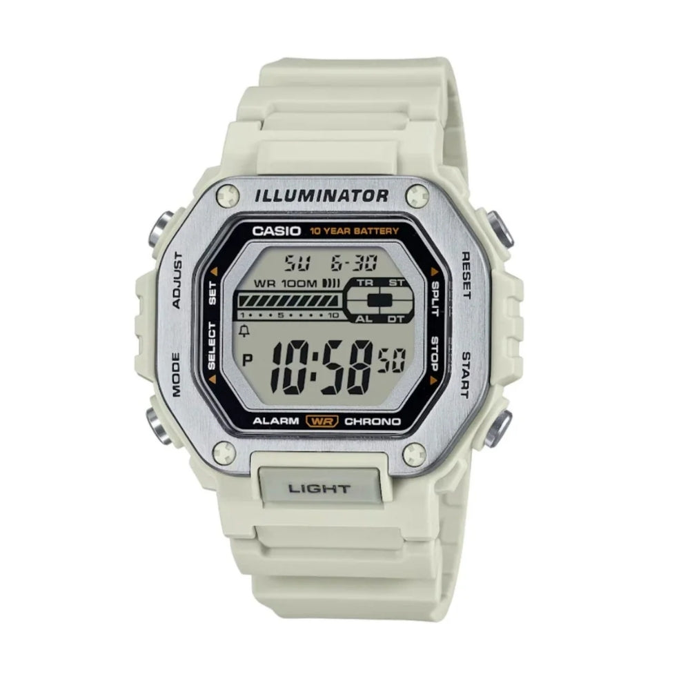 Casio Ranger MWD-110H-8AVDF | Reloj Digital energía para tu jornada · Blanco