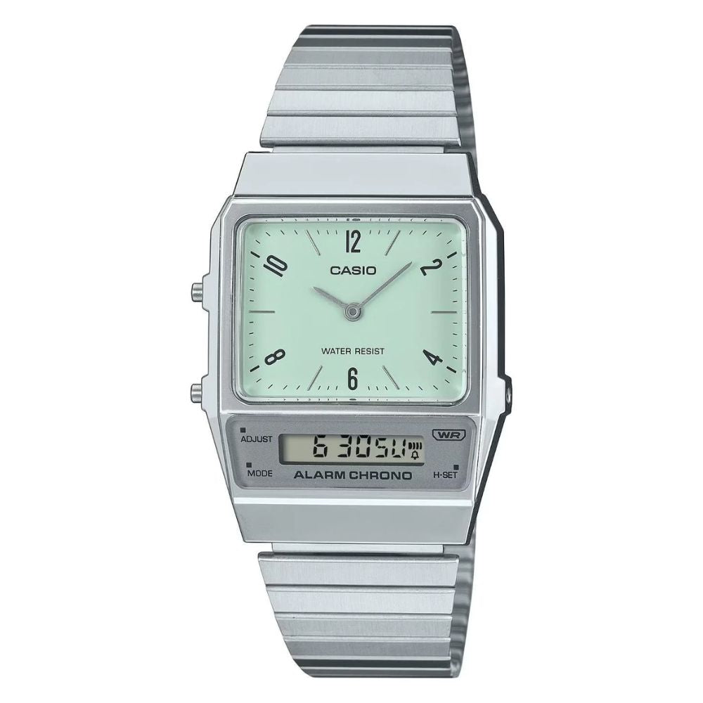 Casio Esfera AQ-800E-3ADF | Reloj Híbrido versatilidad bien llevada · Plateado
