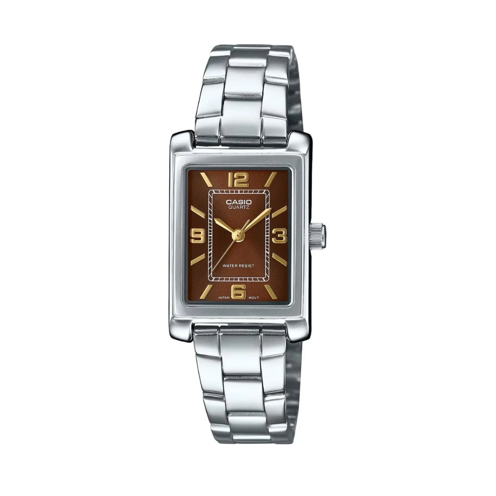 Casio Lumen LTP-1234DD-5ADF | Reloj Analógico equilibrio entre forma y actitud · Plateado