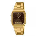 Casio Órbita AQ-230GA-5AMQYDF | Reloj Híbrido detalle que eleva tu look · Dorado