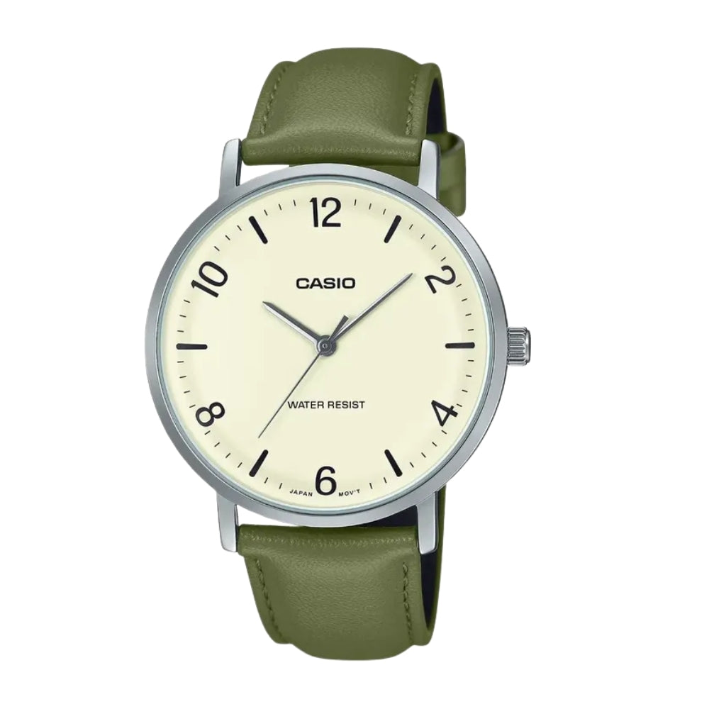 Casio Vértice MTP-VT03L-7BDF | Reloj Analógico versatilidad bien llevada · Verde