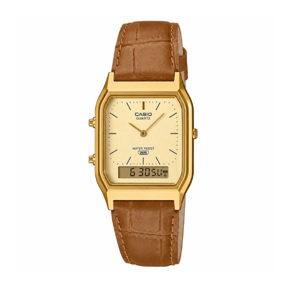 Casio Zenit AQ-230EGL-9ADF | Reloj Híbrido presencia que se nota · Marron