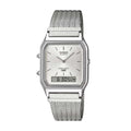 Casio Senda AQ-230EM-7ADF | Reloj Híbrido detalle que eleva tu look · Plateado