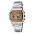 Casio Ranger A158WEA-9DF | Reloj Digital energía para tu jornada · Plateado
