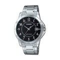 Casio Aura MTP_V004D_1B | Reloj Analógico presencia que se nota · Plateado
