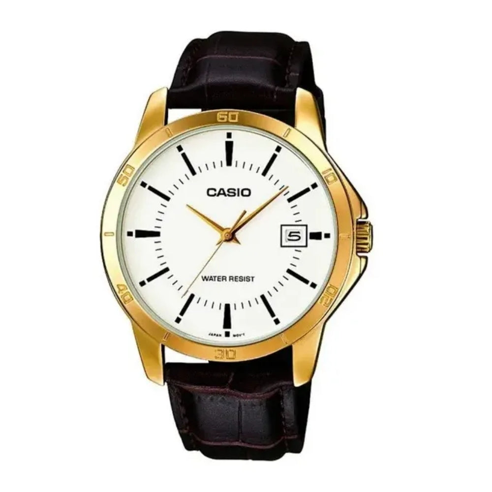 Casio Apex MTP-V004GL-7AUDF | Reloj Analógico presencia que se nota · Dorado