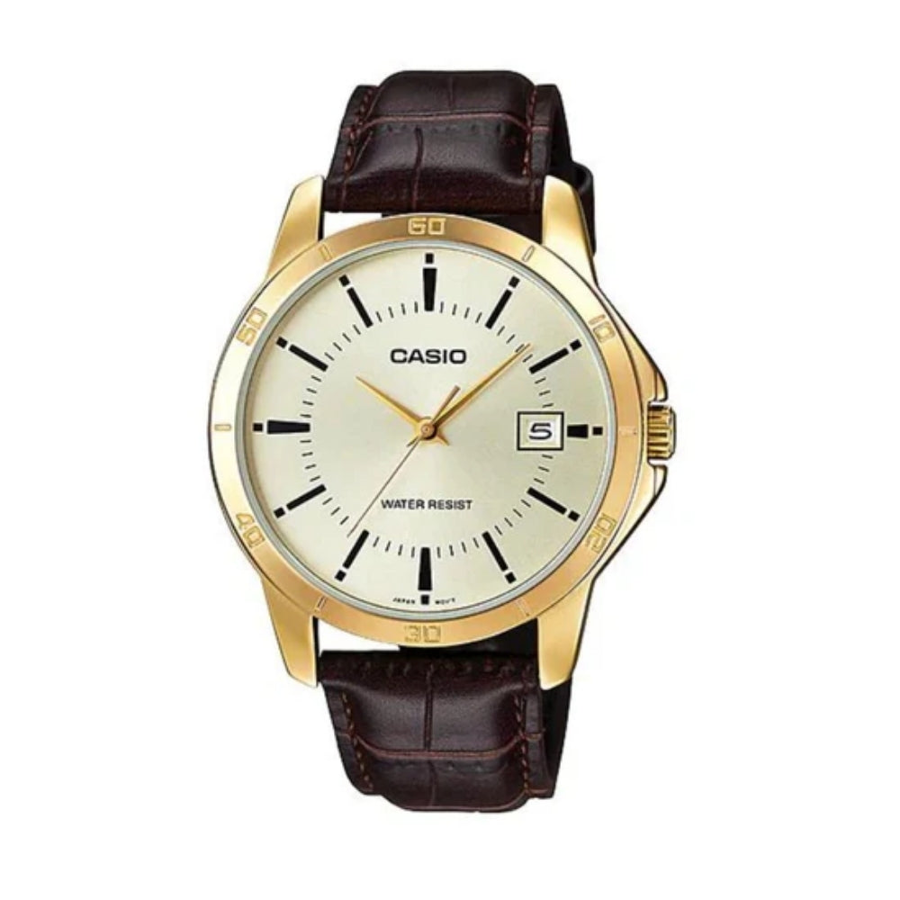 Casio Cobalto MTP_V004GL_9A_ | Reloj Analógico carácter para tu ritmo · Dorado