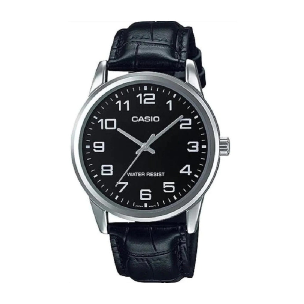 Casio Brío MTP_V001L_1B | Reloj Analógico energía para tu jornada · Plateado