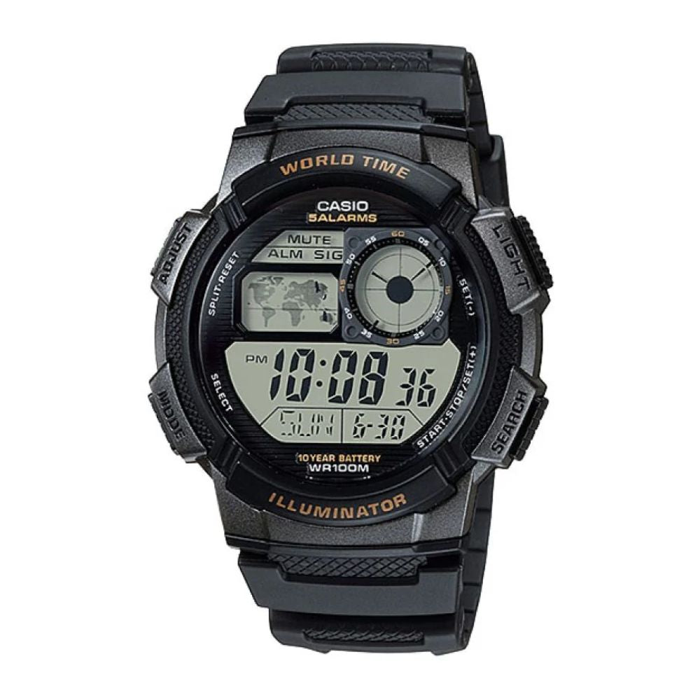 Casio Tempo AE_1000W_1AV | Reloj Digital estilo listo para cada día · Negro