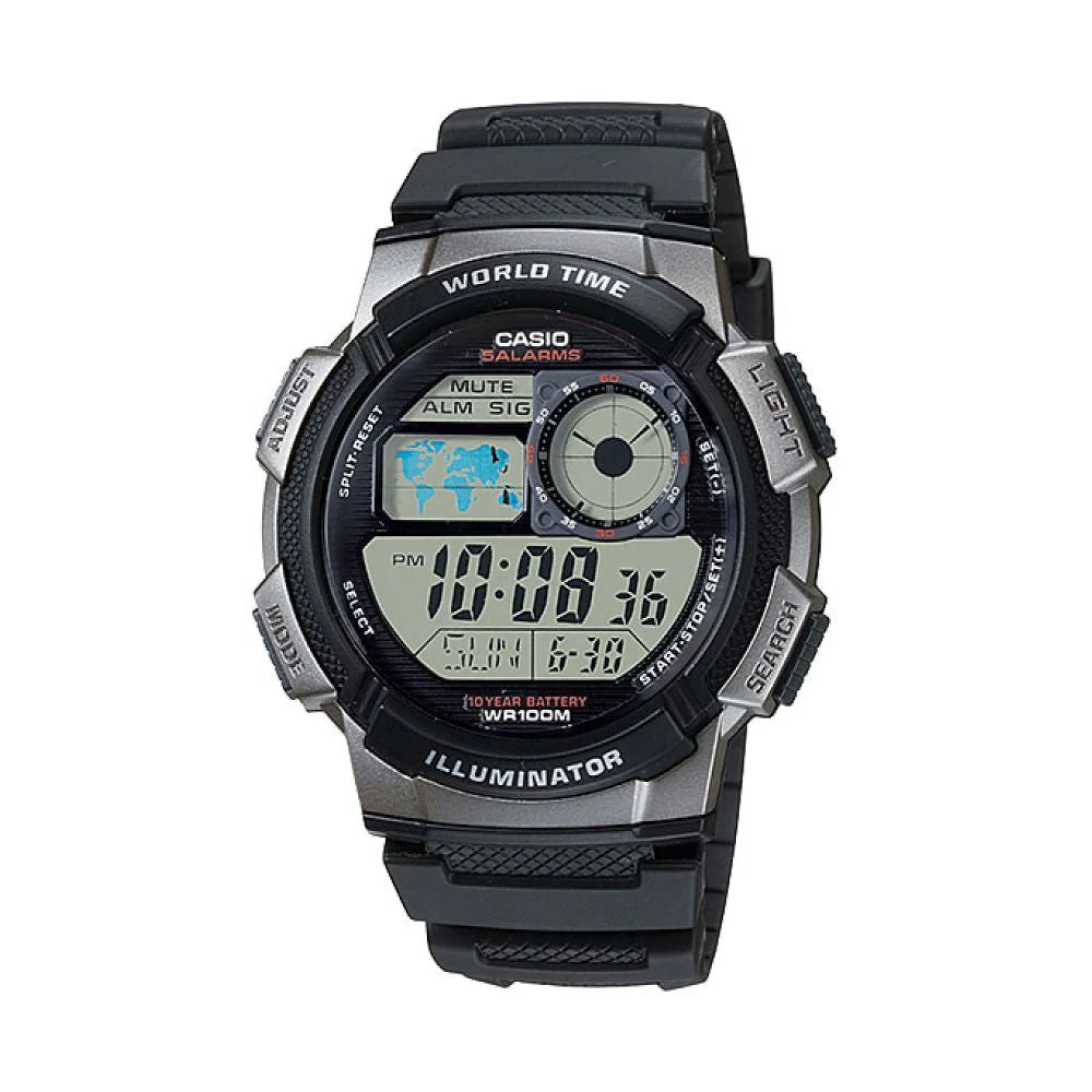 Casio Cobalto AE_1000W_1BV | Reloj Digital carácter para tu ritmo · Negro