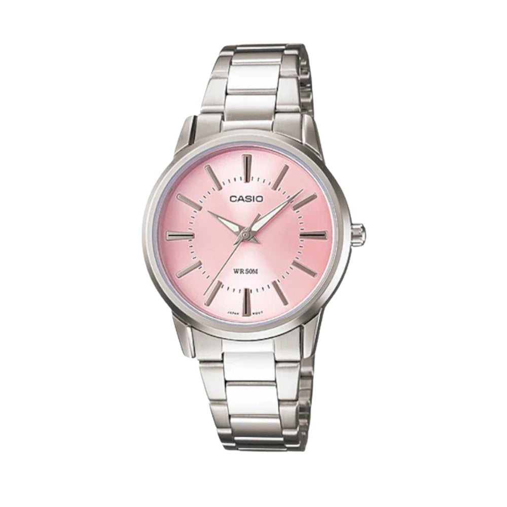 Casio Ícono LTP-1303D-4AVDF | Reloj Analógico energía para tu jornada · Plateado