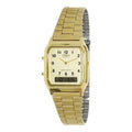 Casio Monarca AQ_230GA_9B | Reloj Híbrido detalle que eleva tu look · Dorado