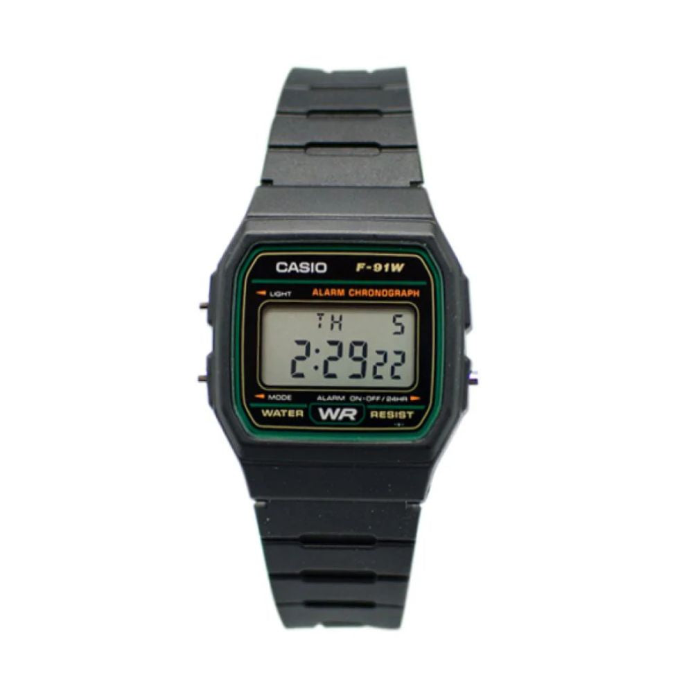 Casio Apex F91W_3DG | Reloj Digital presencia que se nota · Negro