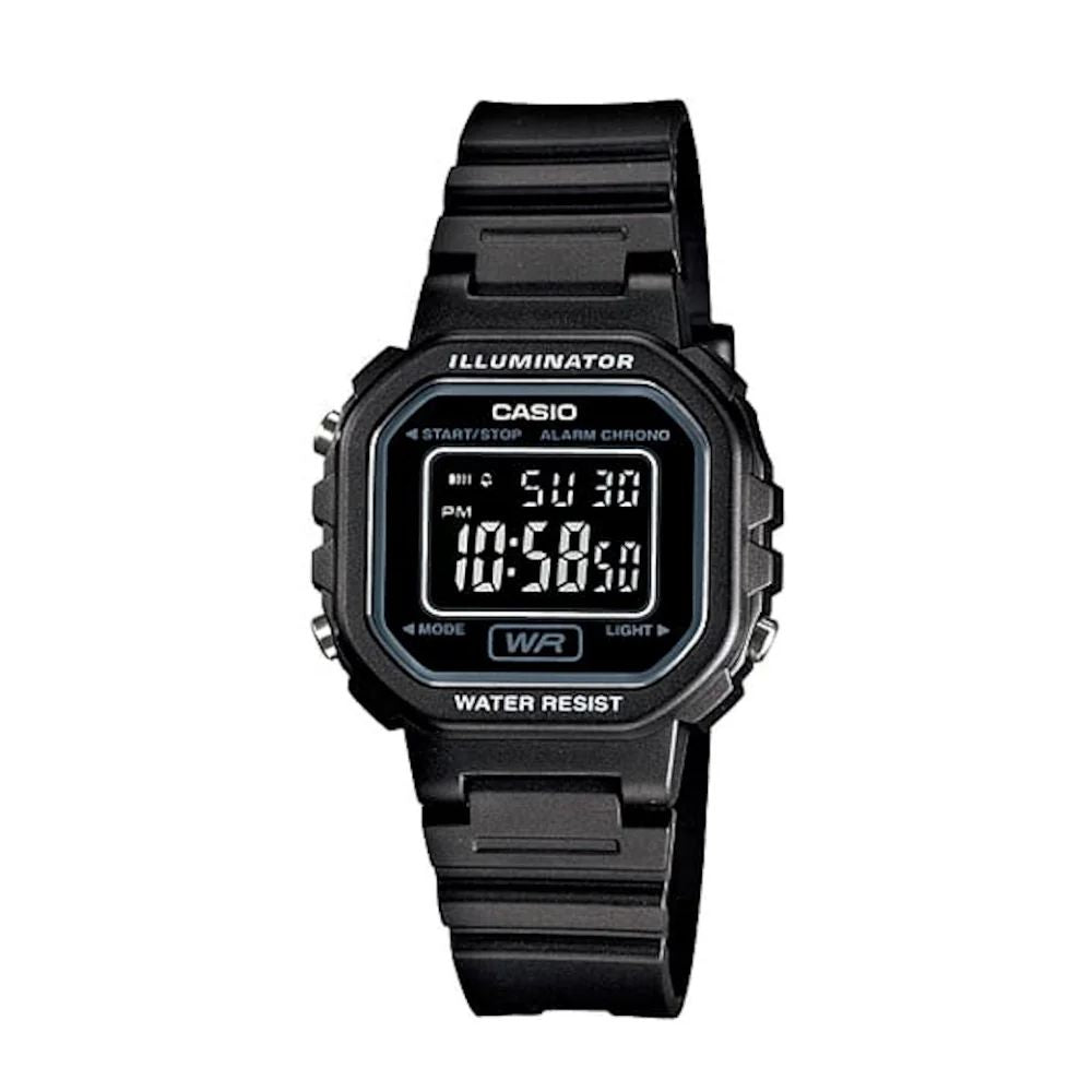 Casio Cobalto LA-20WH-1BDF | Reloj Digital carácter para tu ritmo · Negro