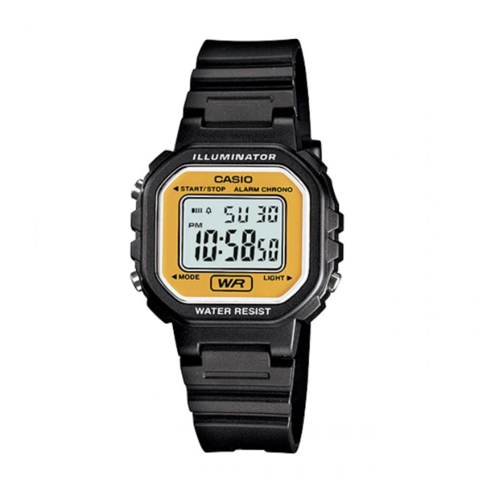 Casio Monarca LA_20WH_9A | Reloj Digital detalle que eleva tu look · Negro