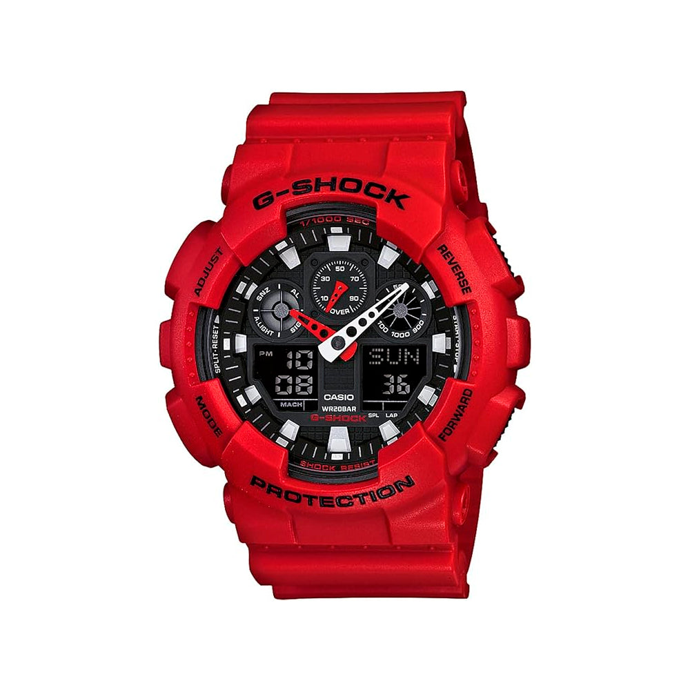 G-Shock Vector GA_100B_4 | Reloj Híbrido carácter para tu ritmo · Rojo