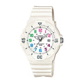 Casio Brío LRW_200H_7BV | Reloj Analógico energía para tu jornada · Blanco