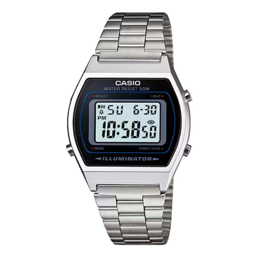 Casio Ritmo B640WD_1AV | Reloj Digital estilo listo para cada día · Plateado