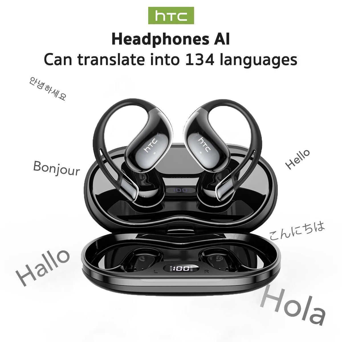 Audífonos Traductores Inteligentes IA 2026 HTC NE57