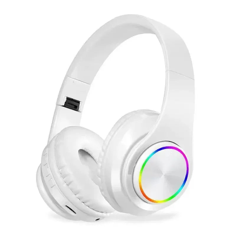 Audífonos Bluetooth B39 Plegables con Luces RGB