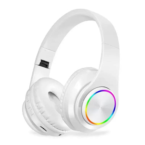 Audífonos Bluetooth B39 Plegables con Luces RGB