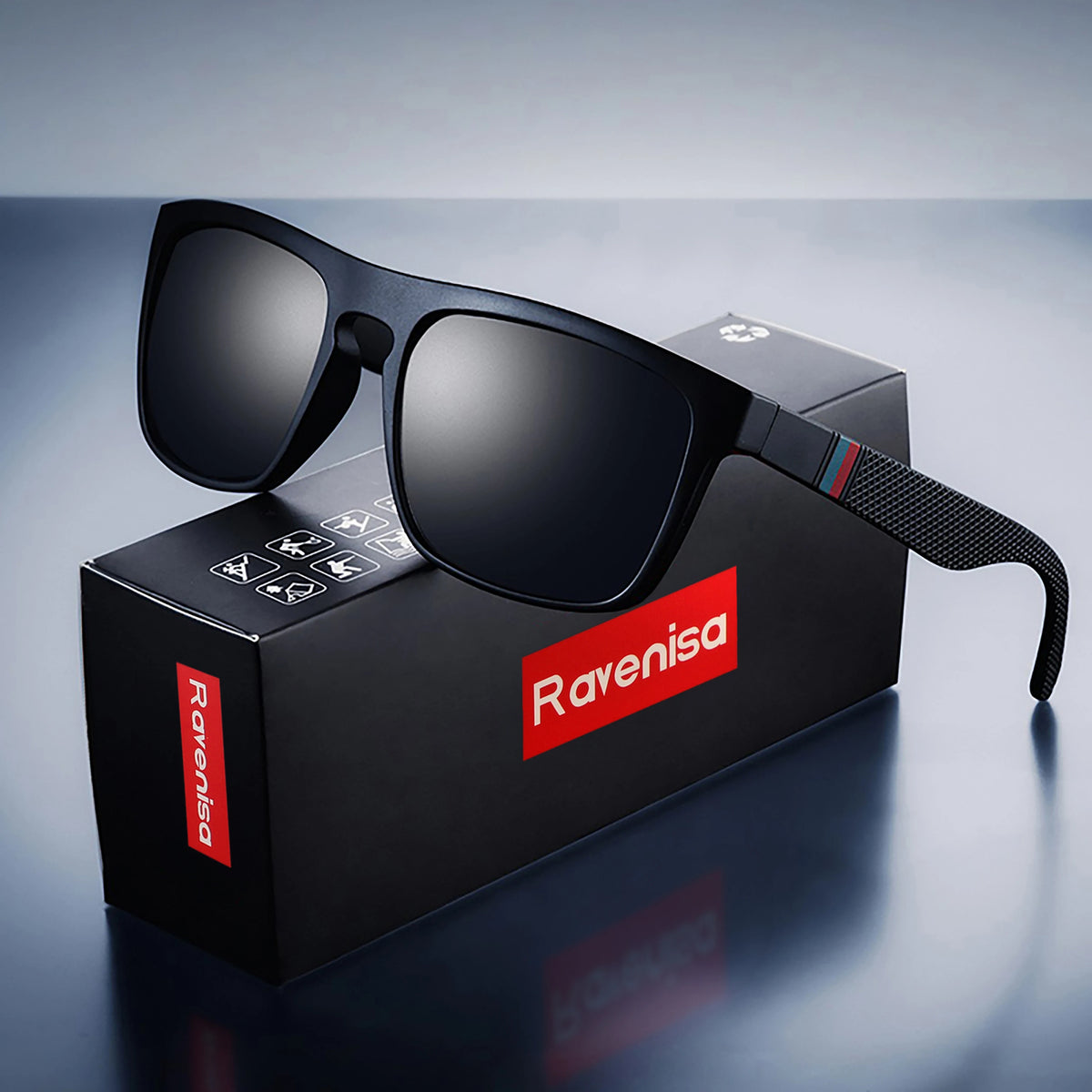 Gafas de Sol Polarizadas Cuadradas Retro UV400