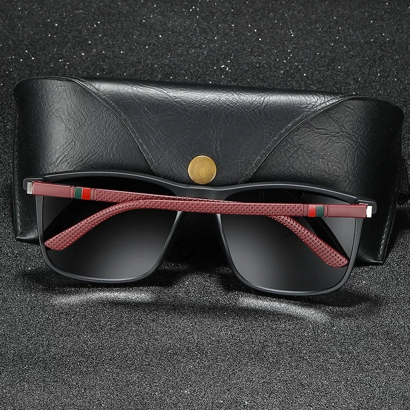 Gafas de Sol Polarizadas Cuadradas de Ciclismo y Viaje