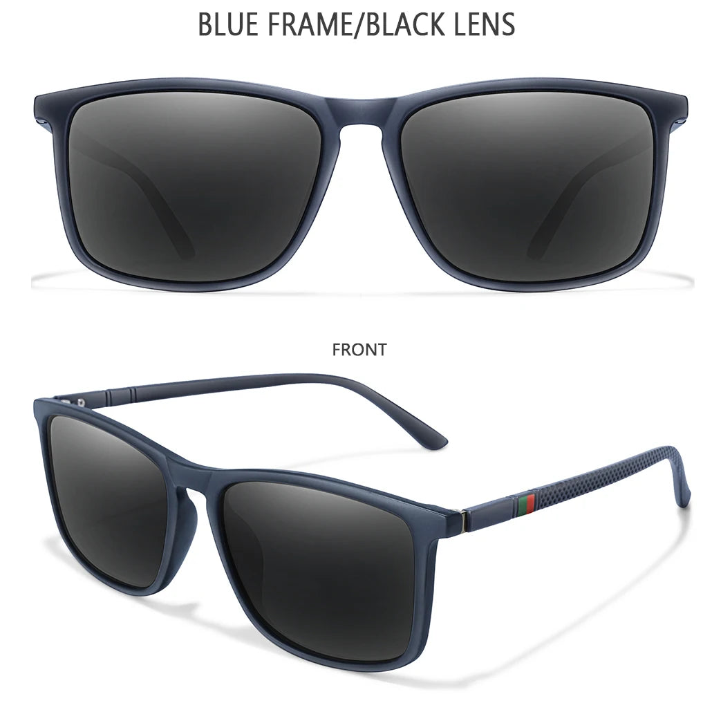 Gafas de Sol Polarizadas Cuadradas de Ciclismo y Viaje