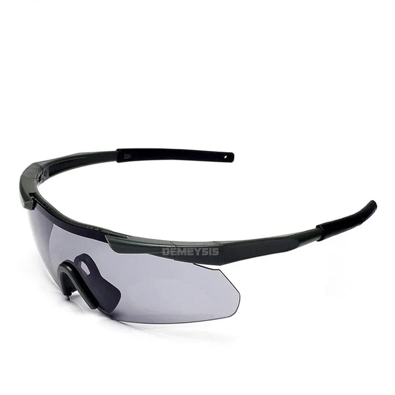 Gafas Tácticas de Tiro con 3 Lentes Intercambiables