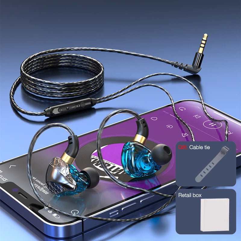 Audífonos In-Ear Cableados 3.5mm Eardeco con Micrófono