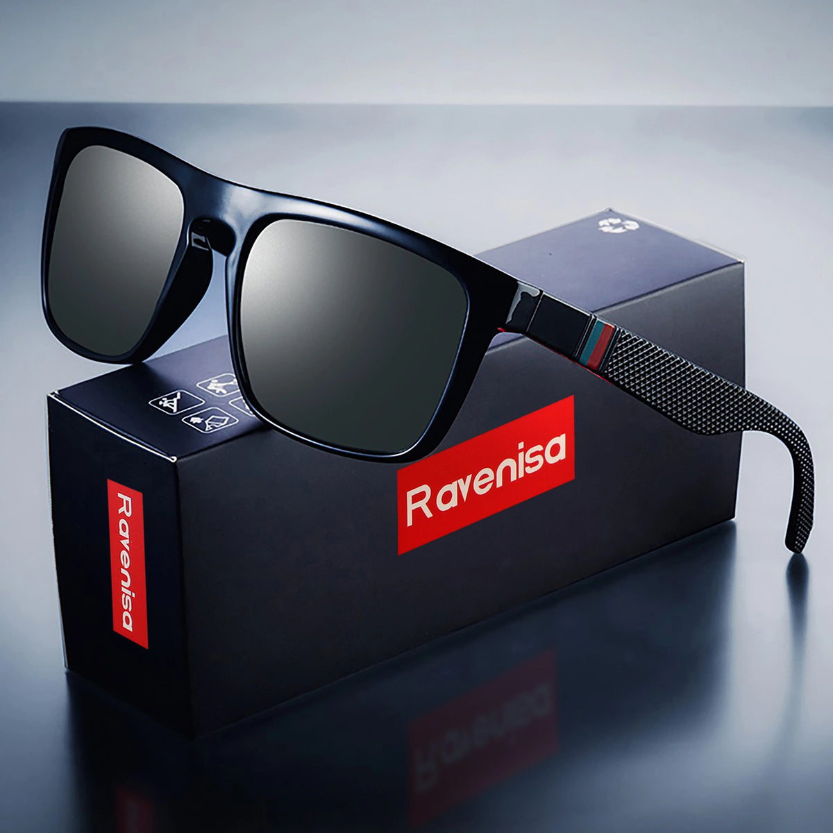 Gafas de Sol Polarizadas Cuadradas Retro UV400